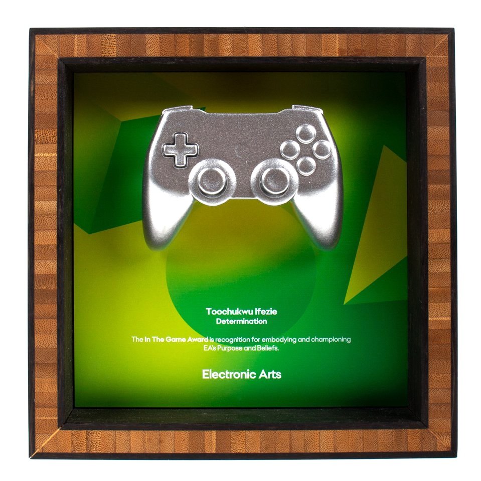 ea intern appreciation awards custom 3d printed gaming controller 2