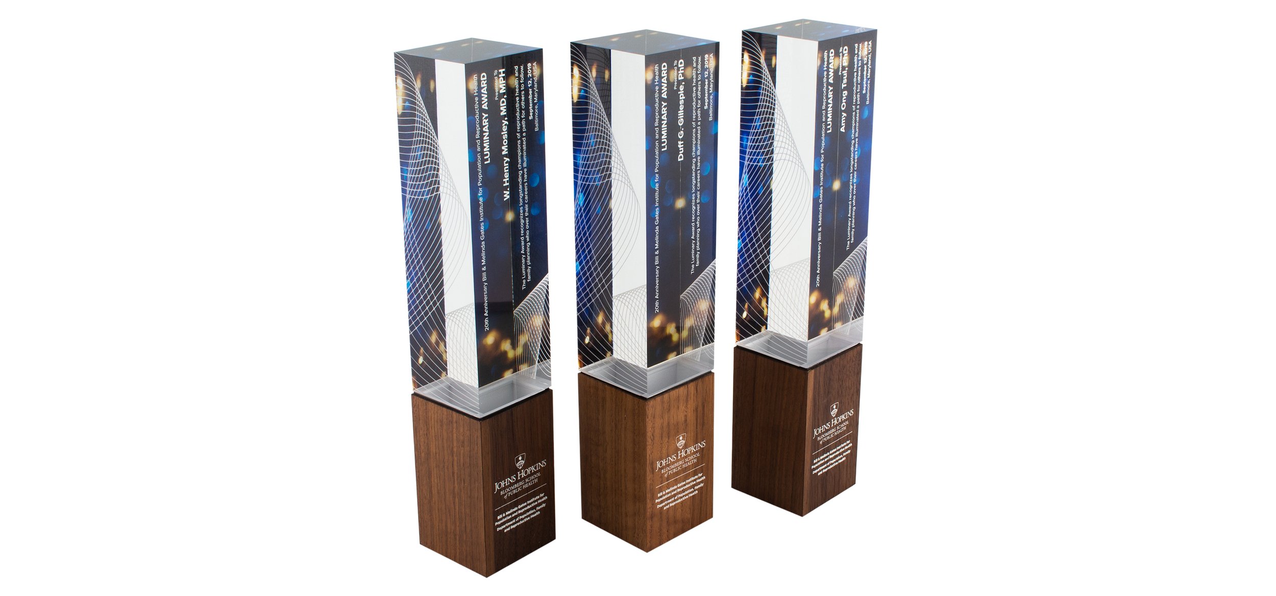 the-gates-institute-luminary-awards-John-Hopkins-University-trophy