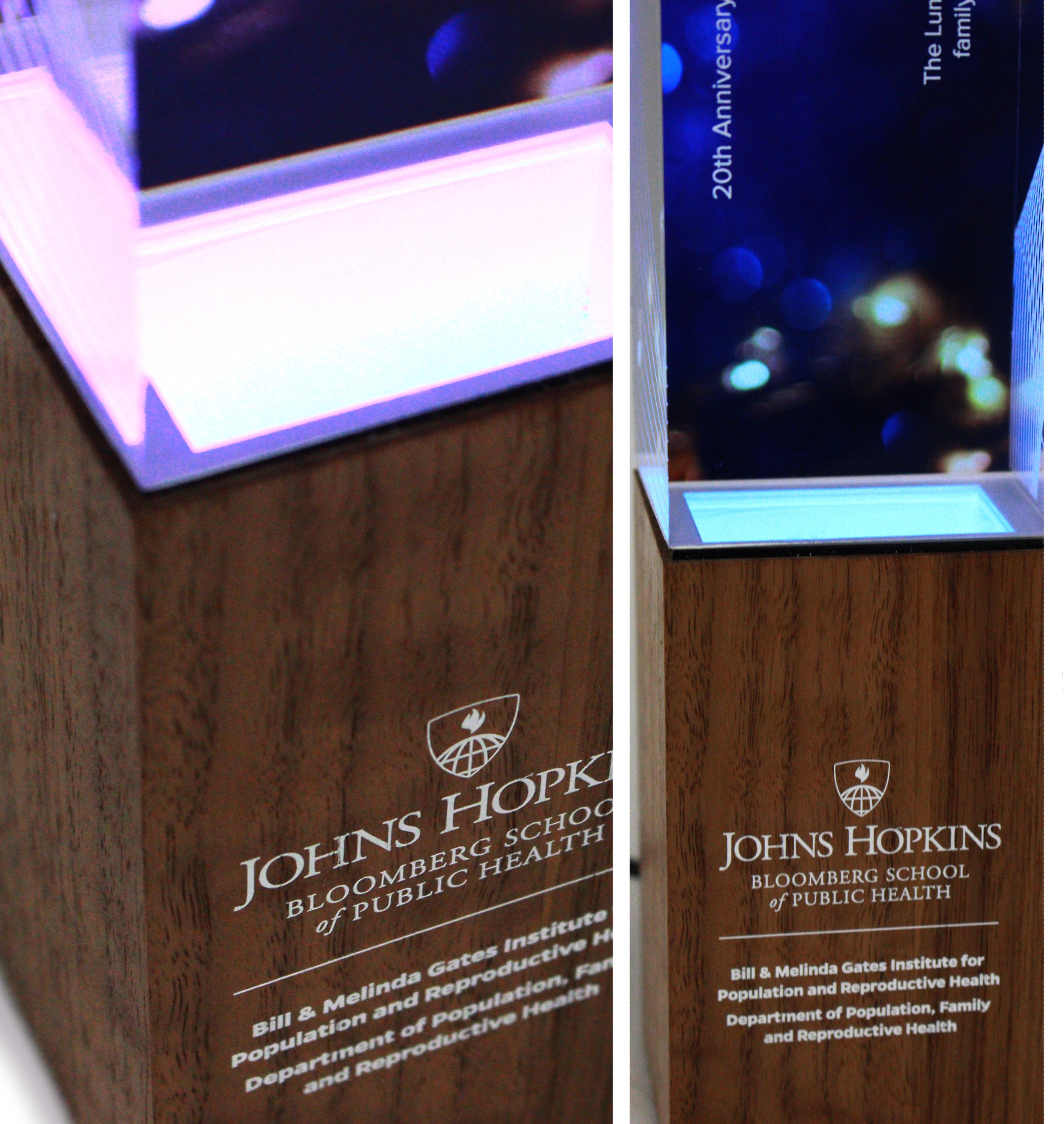 the-gates-institute-luminary-awards-John-Hopkins-University-trophy led lights.jpg
