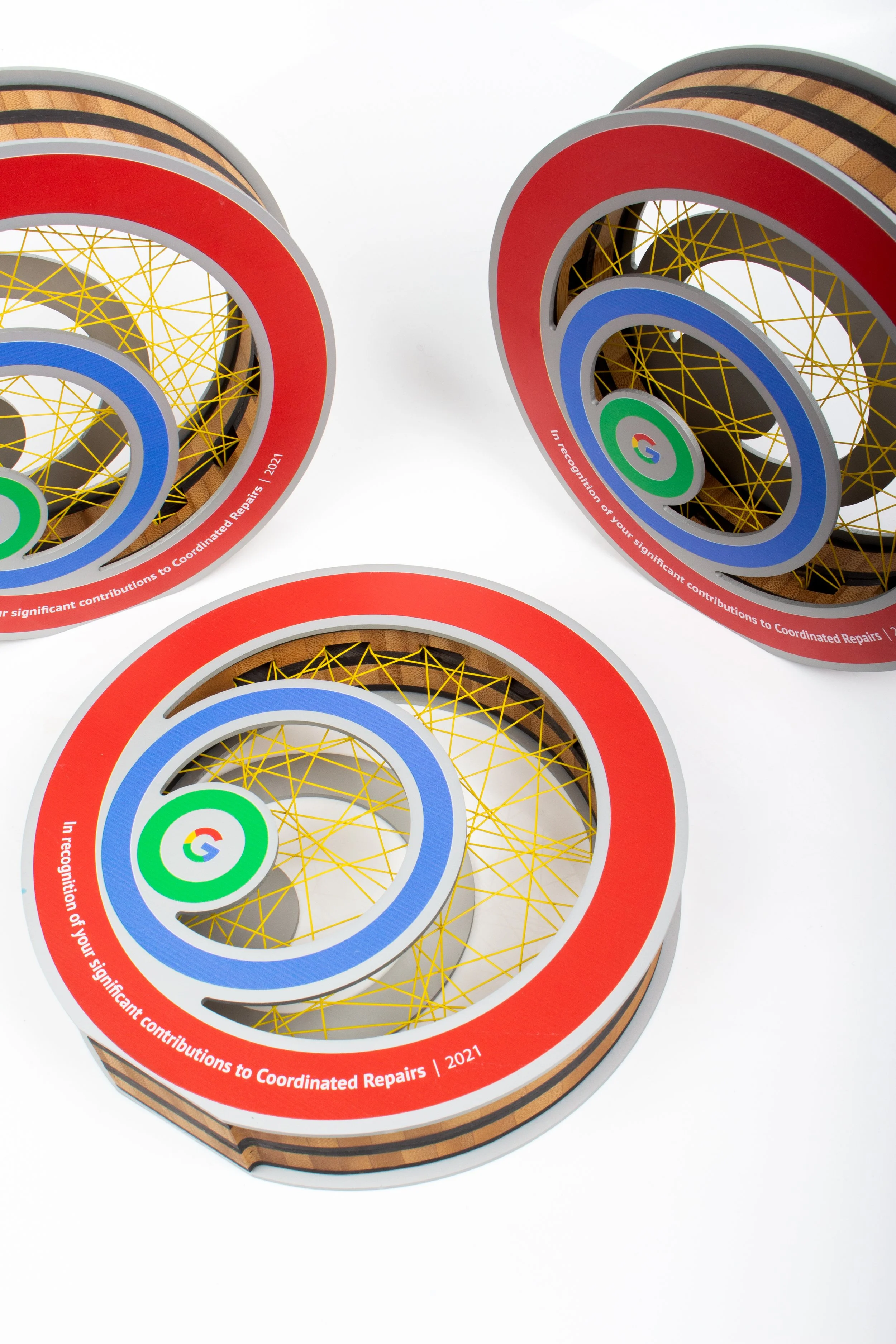 custom Google branded awards — watson design