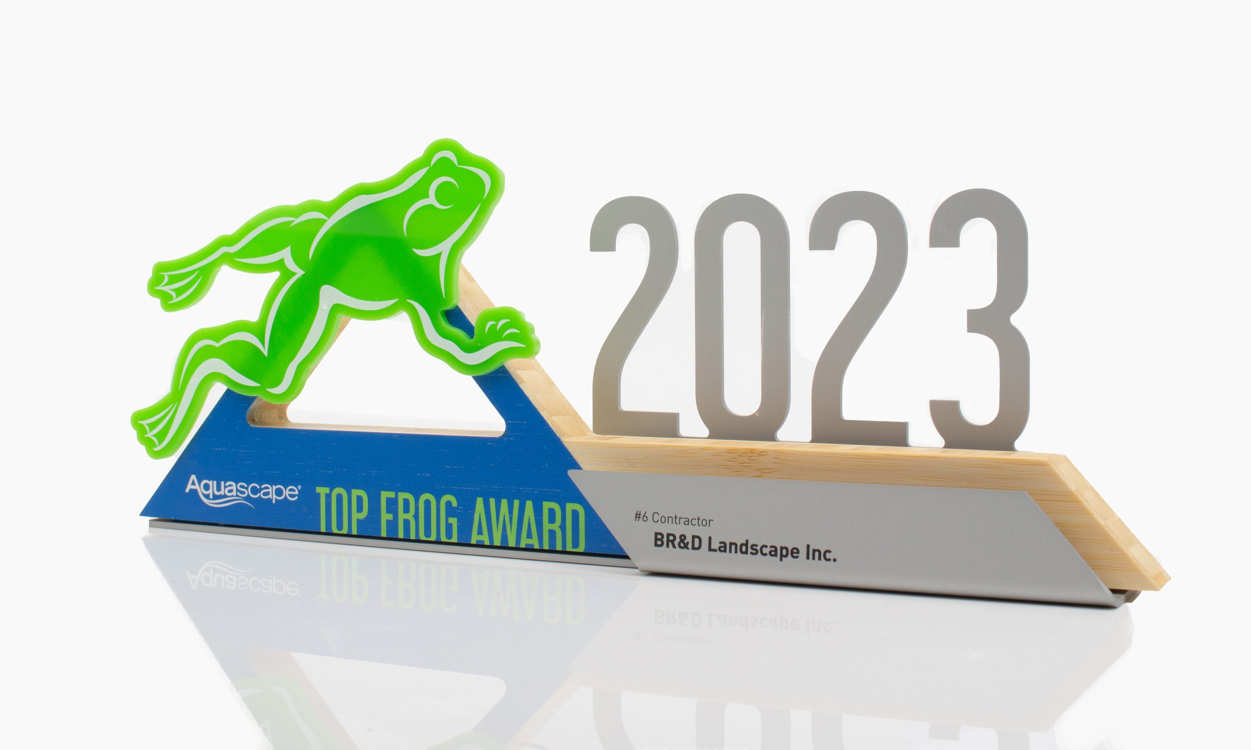 Aquascape custom trophy