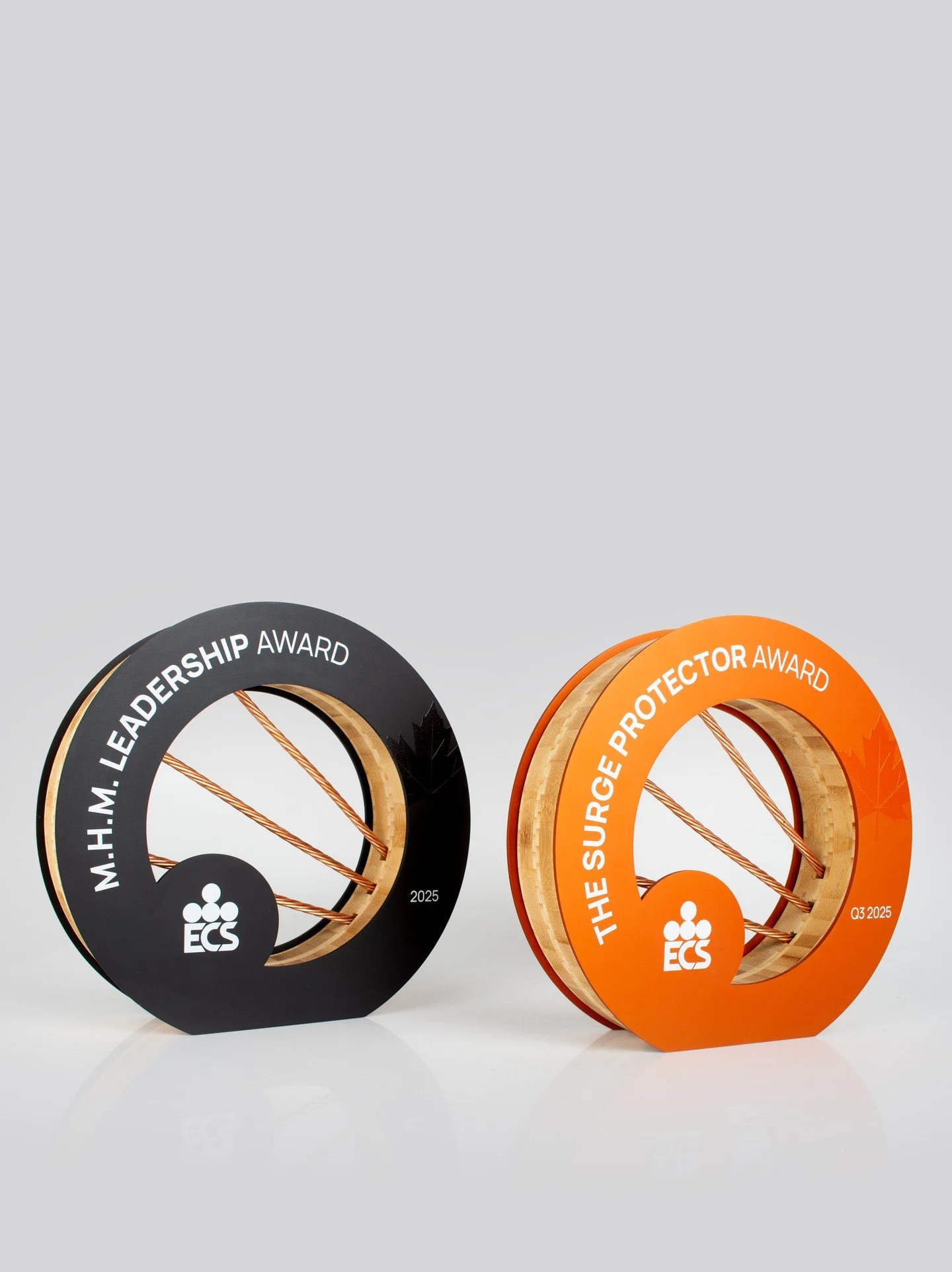 We teamed up with ECS to design these custom awards, transforming copper wiring from their own warehouse into one-of-a-kind symbols of recognition. 
.
The design process kicked off in the sweetest way possible &mdash; with a box of donuts from the EC