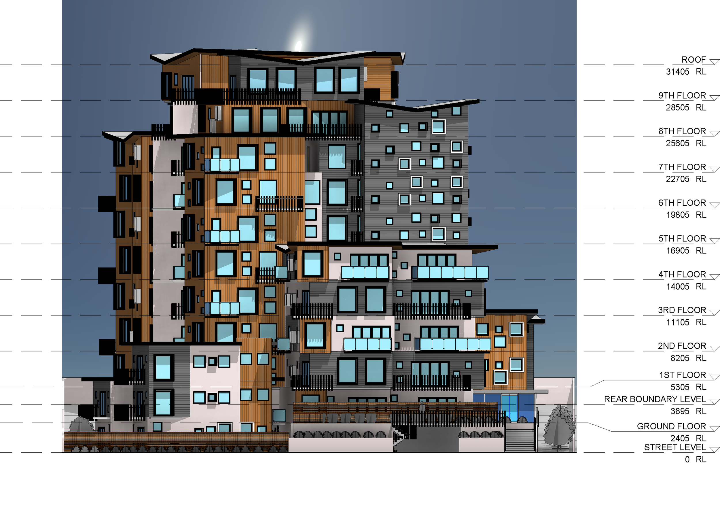 Balwyn Appartments 15 - Elevation - SOUTH ELEVATION.png