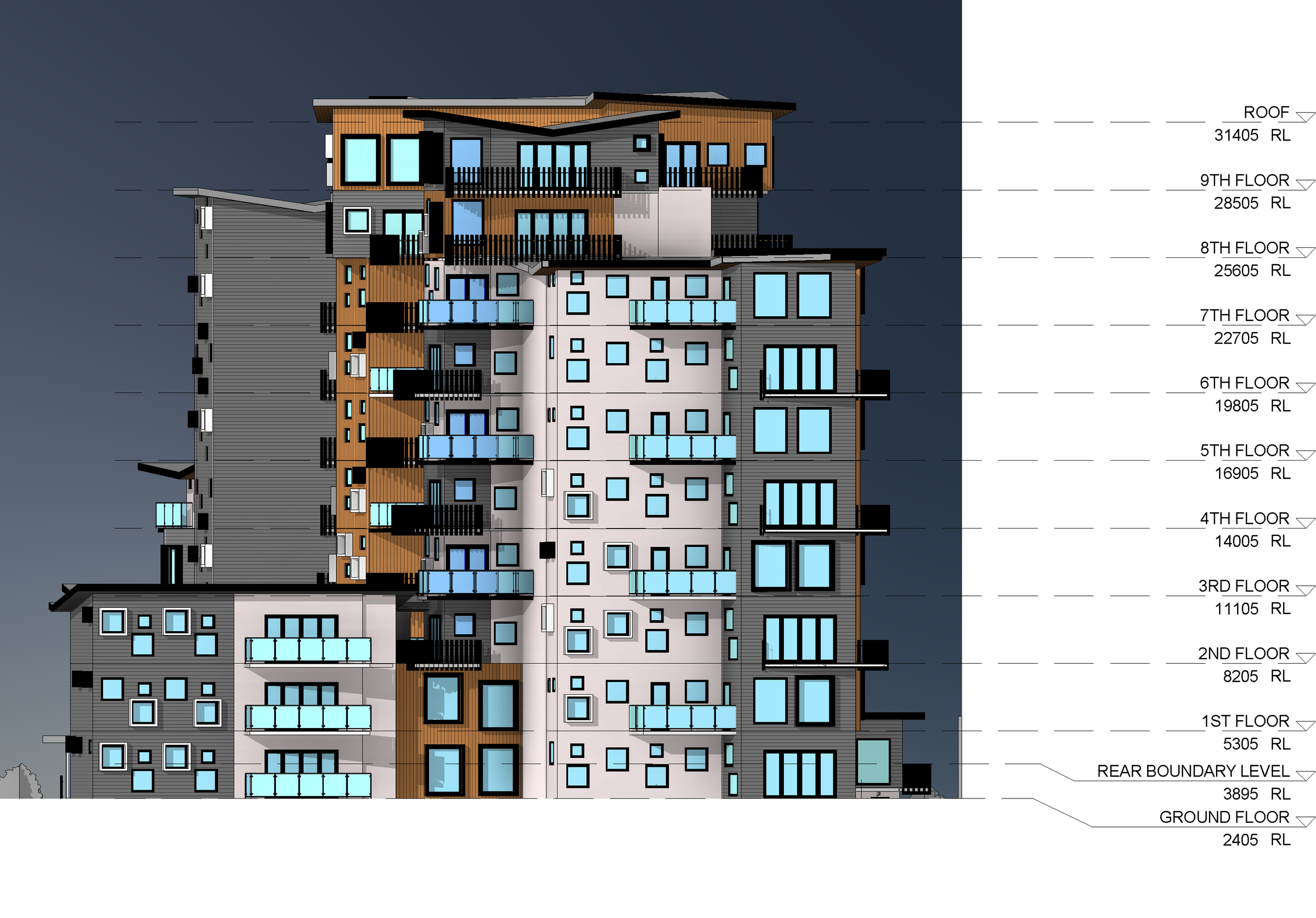 Balwyn Appartments 15 - Elevation - NORTH ELEVATION.png