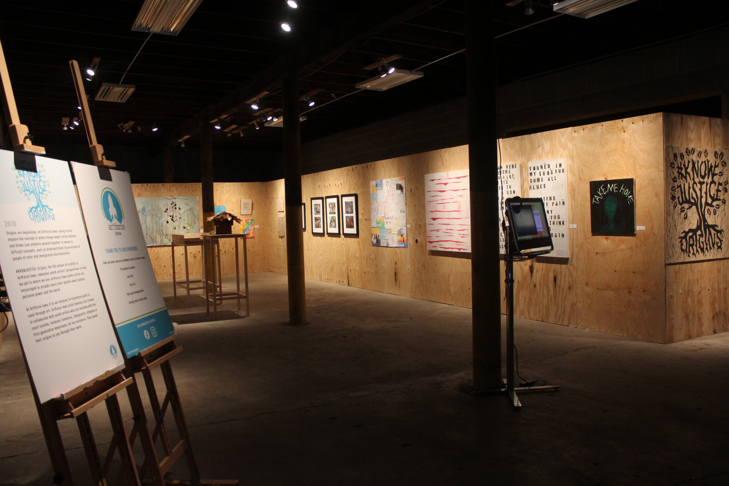 Gallery w board in foreground.JPG