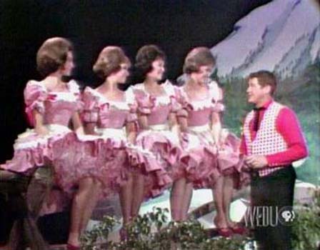 The adorable Lennon Sisters on Lawrence Welk. So sweet your eyeballs got cavities.