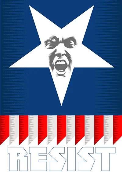 America's Star Week Twenty Four of the Resistance Q.Cassetti 7. 06.2017 Adobe Illustrator CC