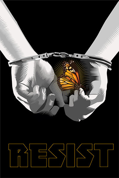 America will never be destroyed from the outside. If we falter and lose our freedoms, it will be because we destroyed ourselves. Abraham Lincoln The Dreamers Week Thirty three of the Resistance Q.Cassetti 9.7.2017 Adobe Illustrator