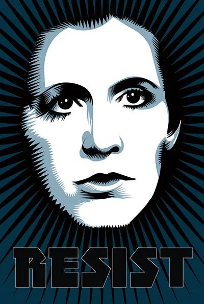 Week Nine of the Resistance Q.Cassetti 3.24.2017 Adobe Illustrator Princess Leia: She Persisted