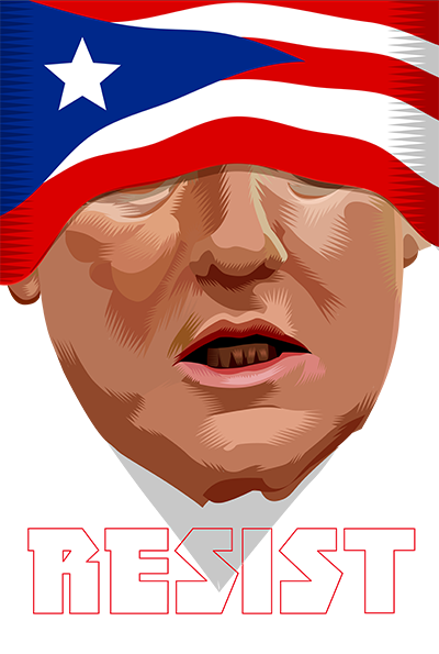 “There are two ways to be fooled. One is to believe what isn't true; the other is to refuse to believe what is true.” ― Søren Kierkegaard Blind to all Week Thirty Eight of the Resistance Q.Cassetti 10.12.2017 Adobe Illustrator