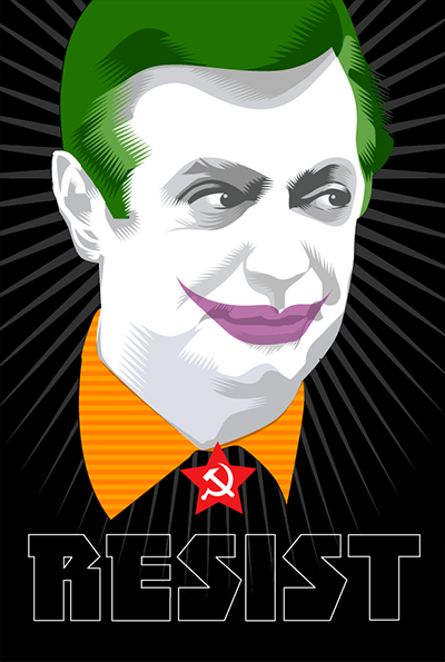  "Introduce a little anarchy. Upset the established order, and everything becomes chaos. I'm an agent of chaos...”&nbsp; ―&nbsp; The Joker - Heath Ledger   Joker Week Forty of the Resistance Q.Cassetti 11.02.2017 Adobe Illustrator 