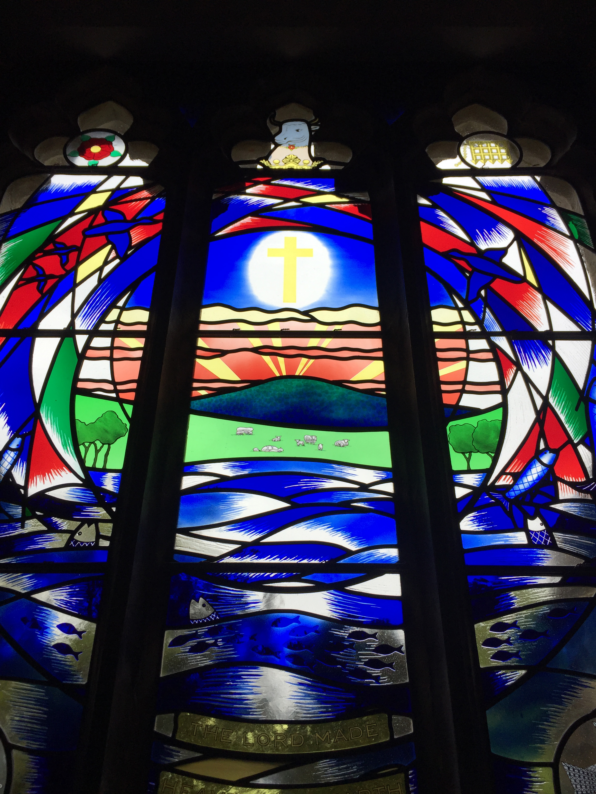 Eridge Church stained glass window 