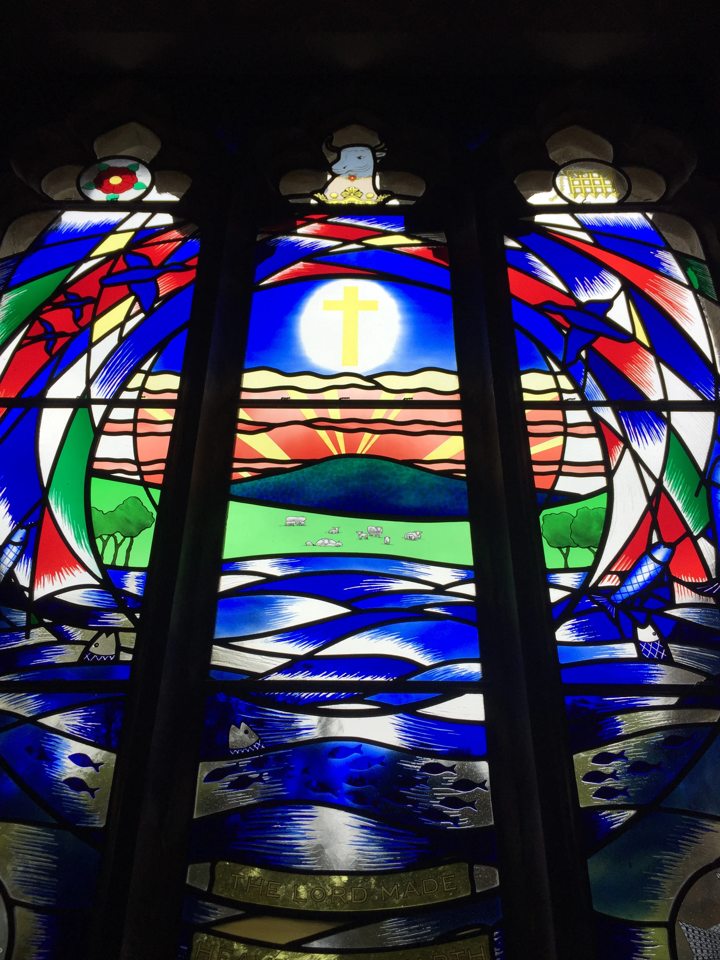 Eridge Church stained glass window