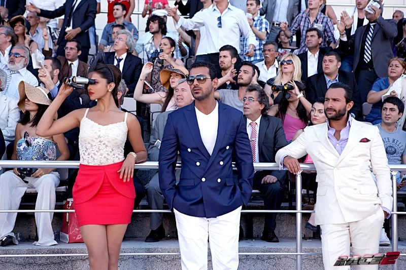 Deepika Padukone, John Abraham and Saif Ali Khan in Race 2