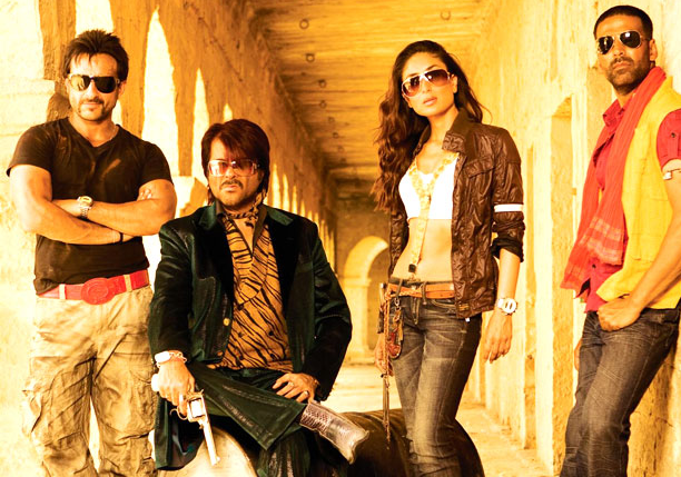 Saif Ali Khan, Anil Kapoor, Kareena Kapoor and Akshay Kumar in Tashan
