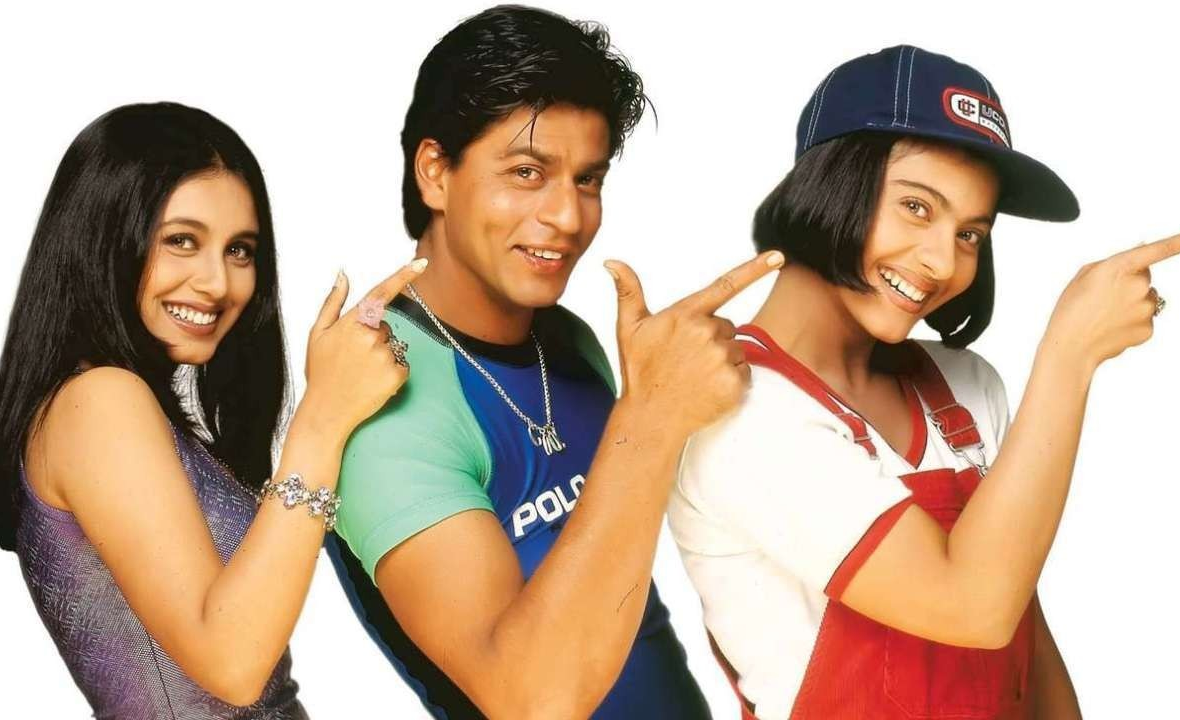 Rani-Kajol-SRK in <i>Kuch Kuch Hota Hai</i> (1998)