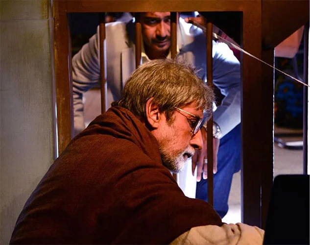 Amitabh Bachchan and Ajay Devgn in Satyagraha
