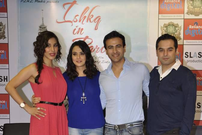 Sophie Choudhary, Preity Zinta, Rhehan Malliek and Prem Raj at the film's press meet
