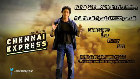 SRK will promote his upcoming Chennai Express during the IPL finals