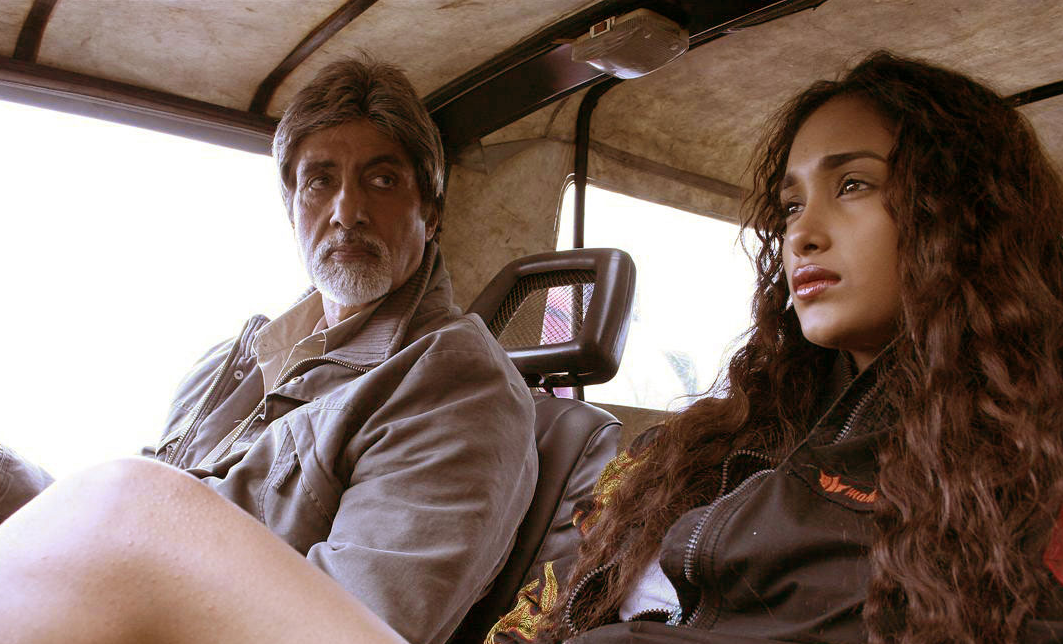 Amitabh Bachchan with the late Jiah Khan in Nishabd (2007)
