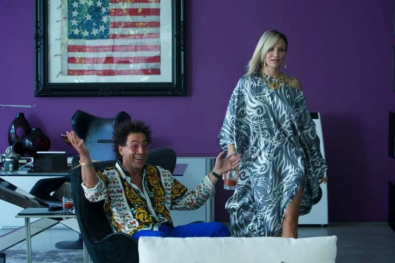 Javier Bardem and Cameron Diaz in The Counsellor