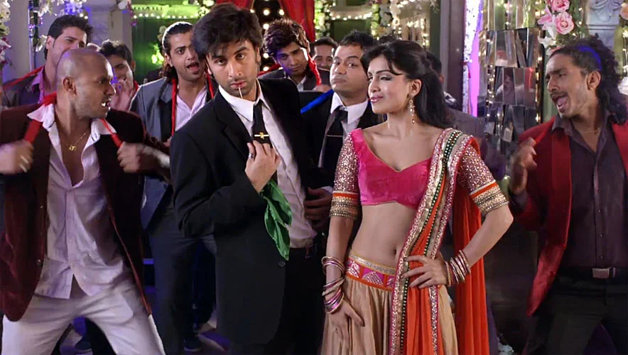 Ranbir Kapoor and Pallavi Sharda in Besharam