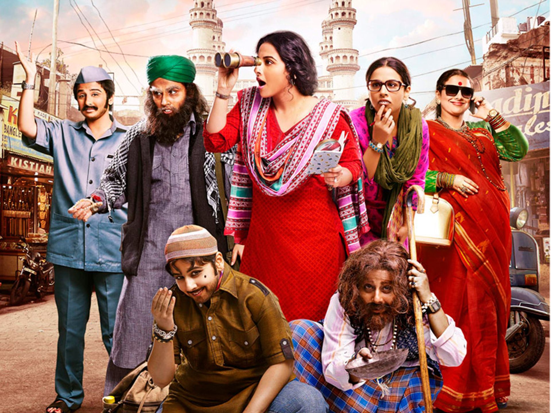 Vidya in her various get ups in Bobby Jasoos