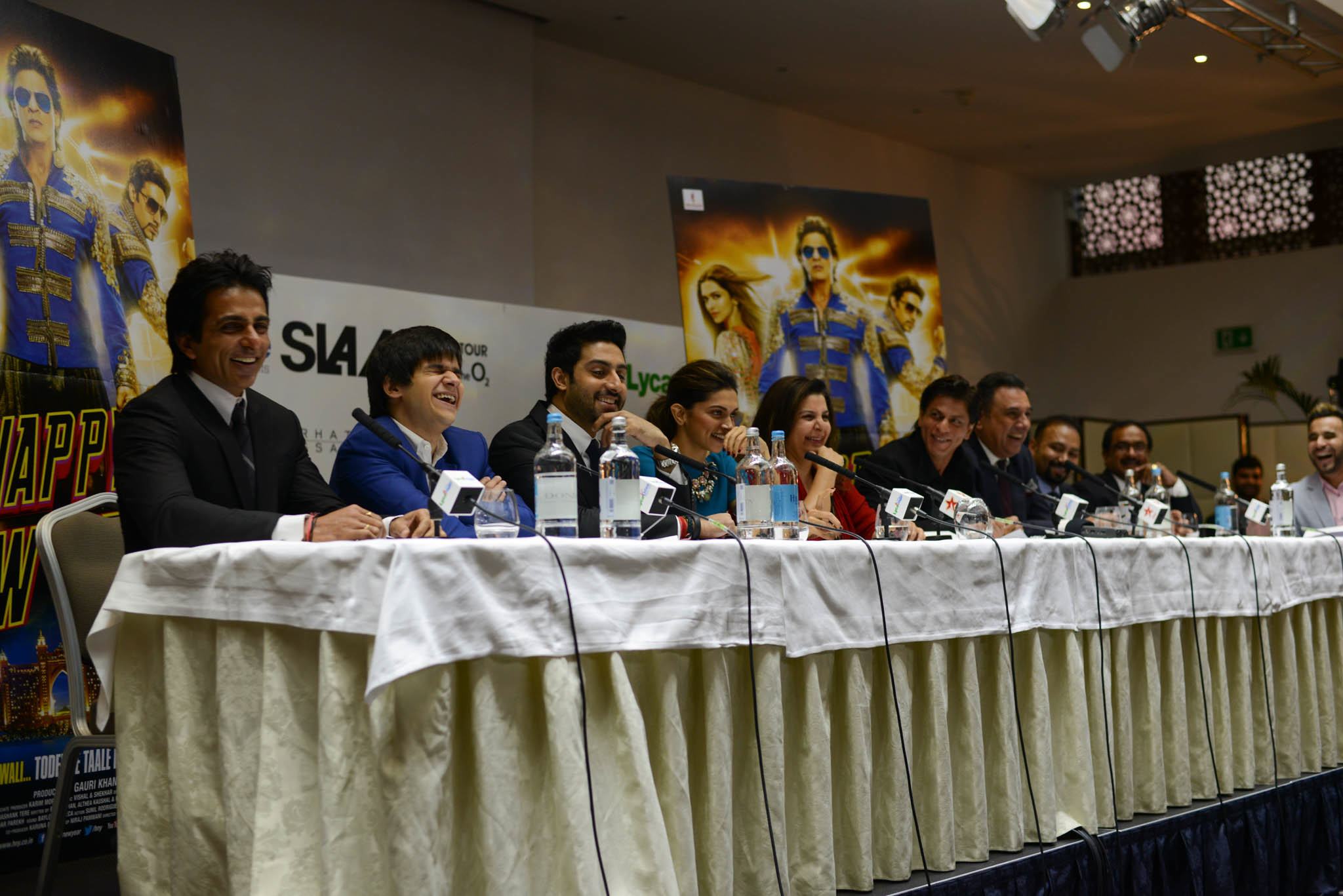 All smiles: The team of Happy New Year