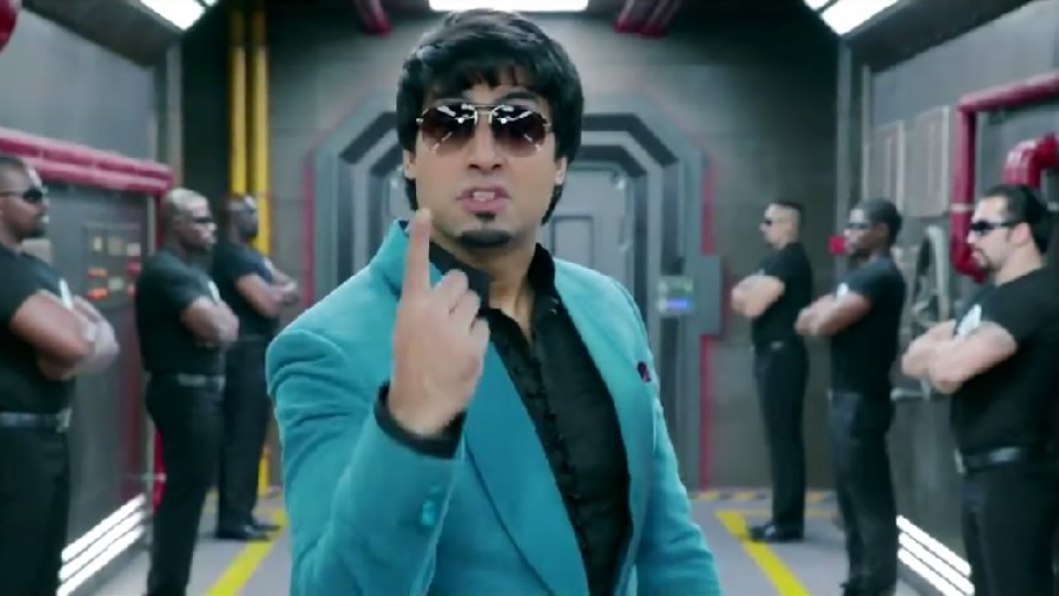 Abhishek brought the house down in his comic turn as Nandu