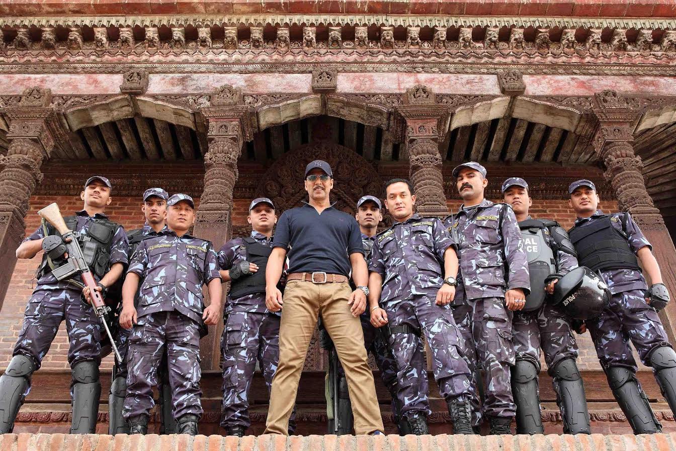 Akshay Kumar with the cast of Baby