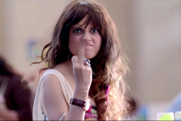 Kangana is on a mission