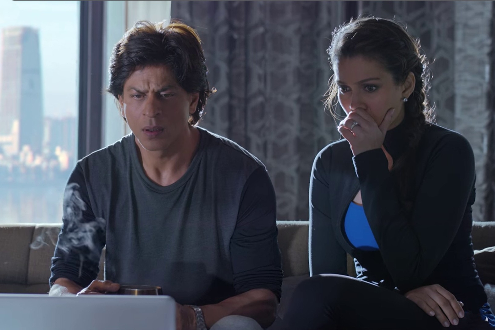 SRK as superstar Aryan Khanna in the self referential Fan