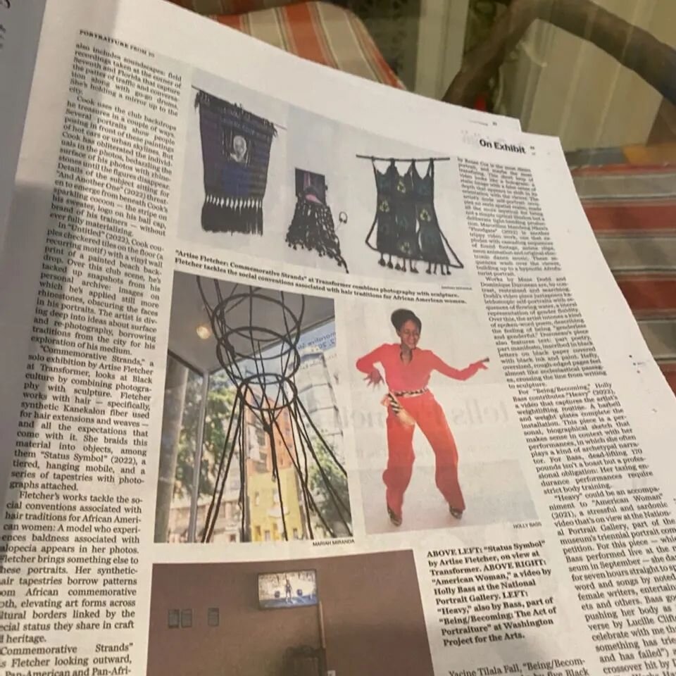 Check out @kriston_capps article in @washingtonpost weekend section! I have work in 2 of the 4 shows featuring Black portraiture. Also you have until 10/16 to vote daily for my work in the Outwin! Vote at tiny.cc/hollyb