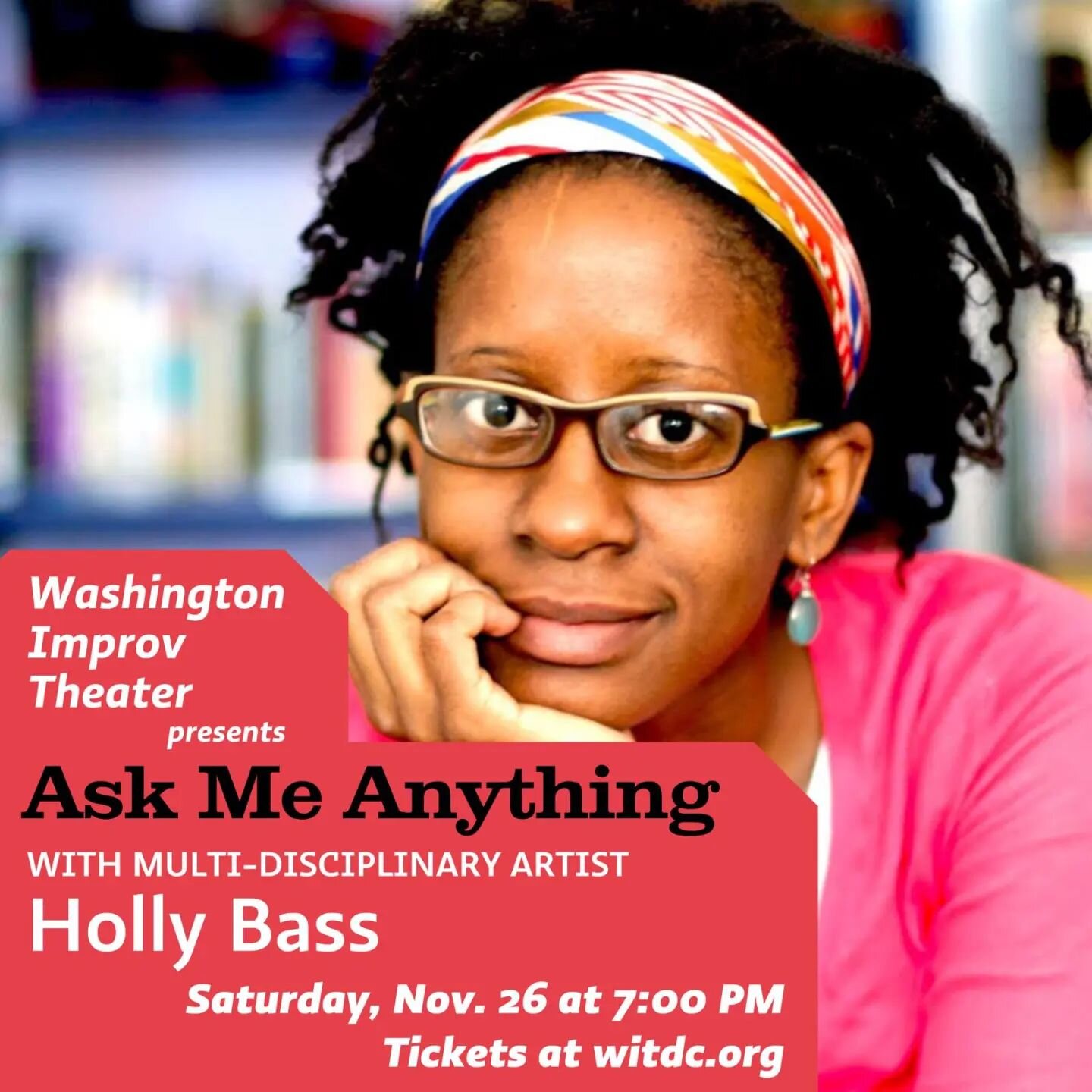 All those burning questions you have... well here's your chance! 
Ask Me Anything: Changemakers features interviews with DMV residents who are making the world a better place. 7pm @studiotheatre Tix $15. (FYI, the producers chose a really old pic of 