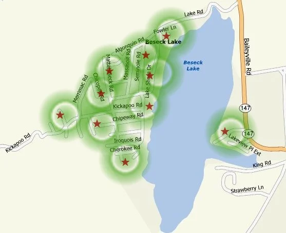 Map of Block Captains