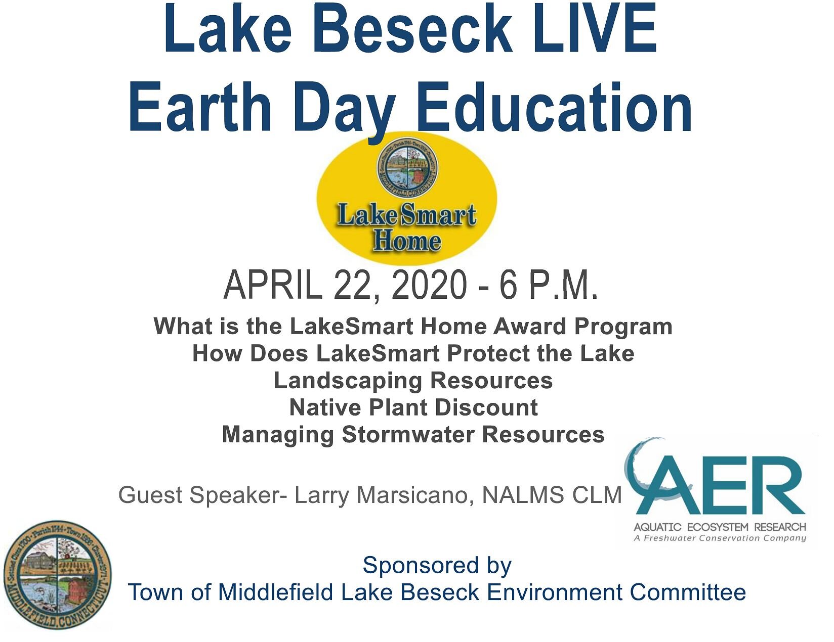 Lake Beseck Live Earth Day Education.JPG