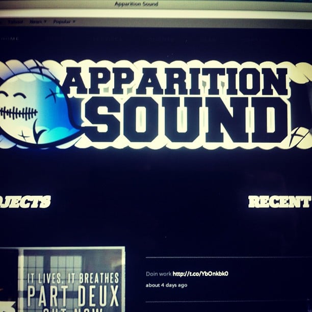 Studio site has officially been launched! Check it out! www.apparitionsoundstudios.com Thanks to @jesslatah 
#apparitionsound #studio #jsdesigns #production