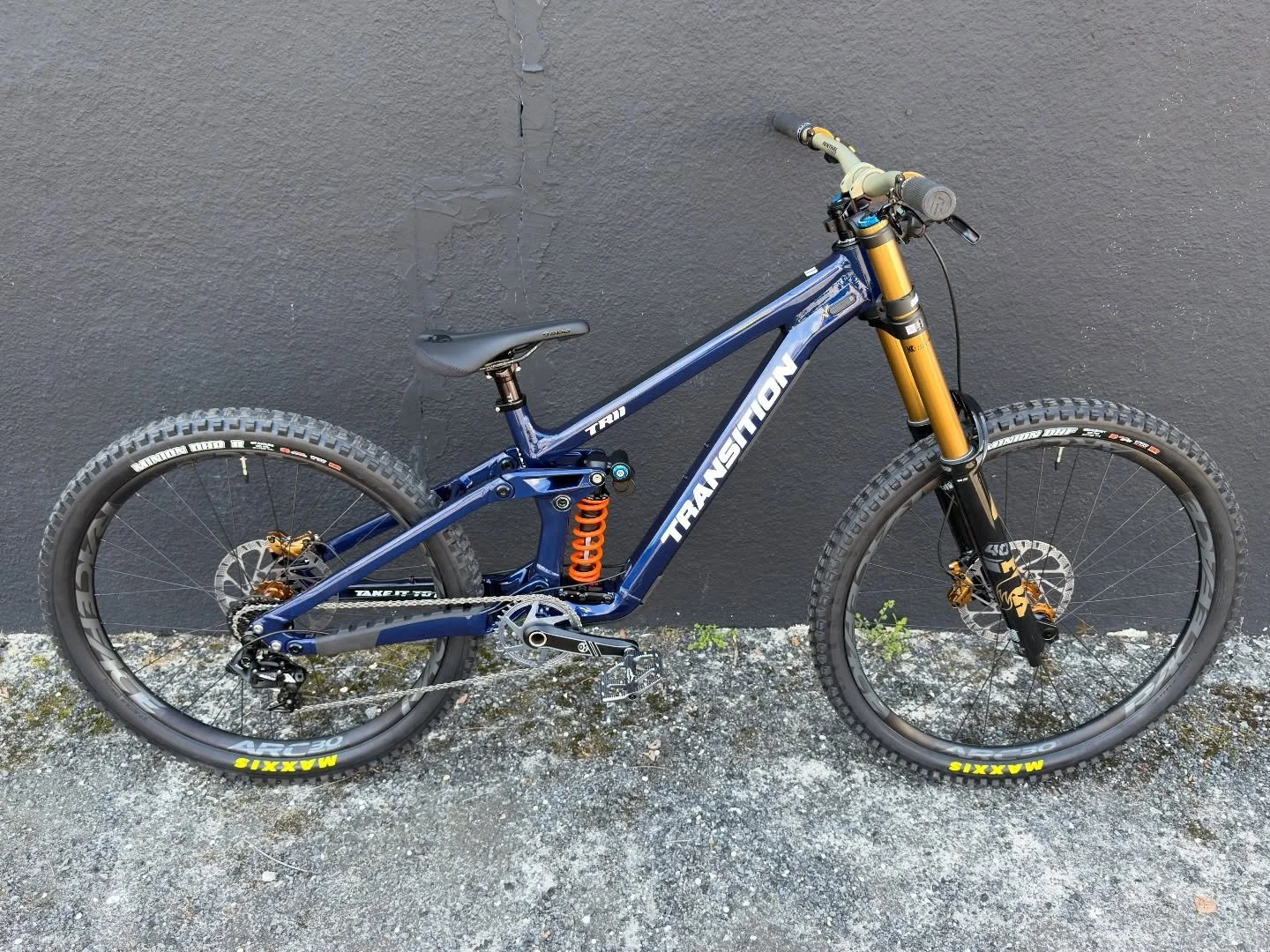 Park season is upon us! We got this TR11 super-build buttoned up the day before @mountaincreekbikepark opening day. Stoked to be able to get @transitionbikes for our customers. They have always been cool and no-frills which are hard qualities to come