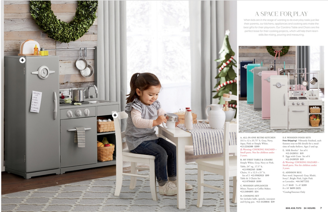 Pottery Barn Kids Holiday catalog
