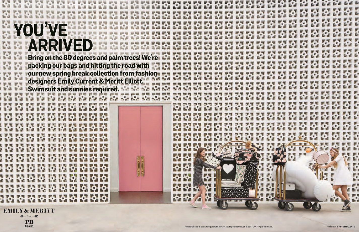 PBteen catalog first spread