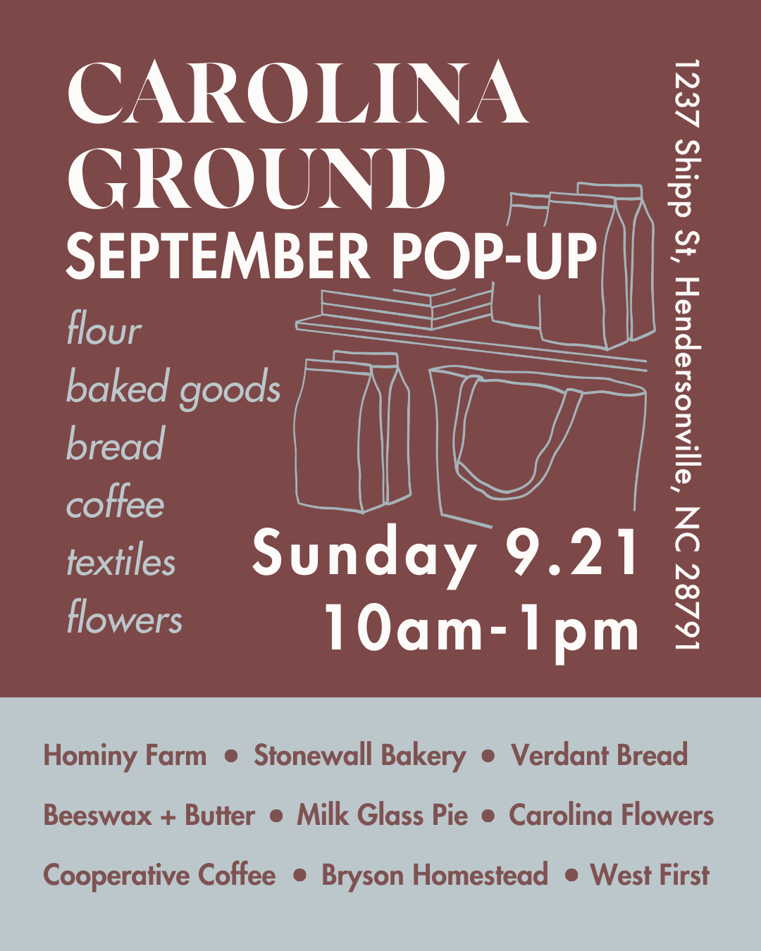 September Pop Up Market