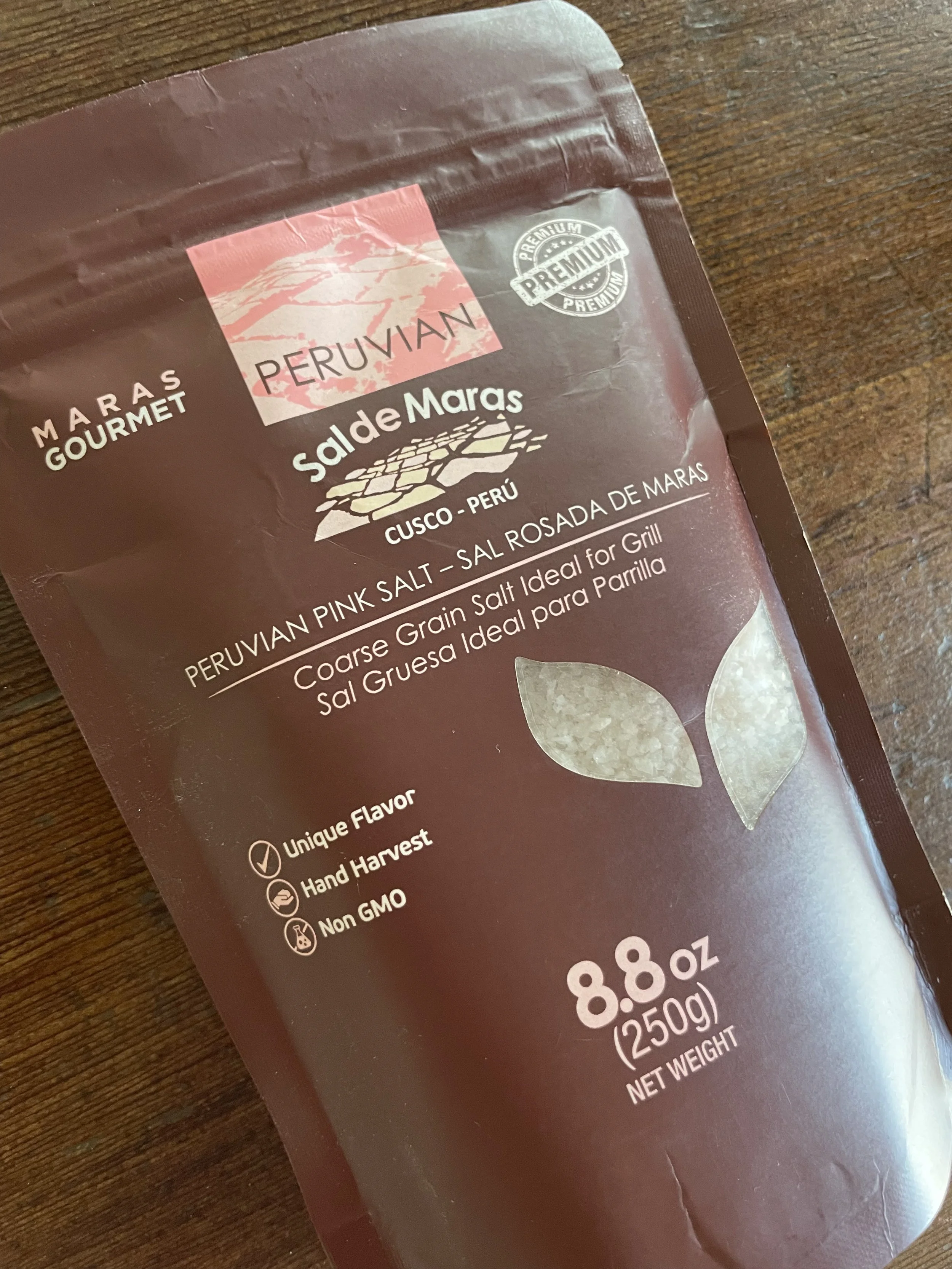 Sal De Maras - Peruvian Pink Salt Bag – Coarse Grain Gourmet