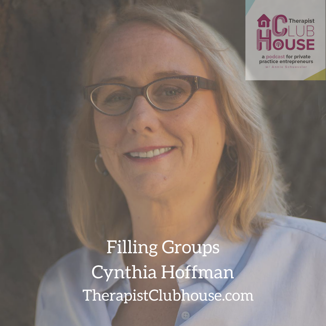 Filling Groups With Cynthia Hoffman
