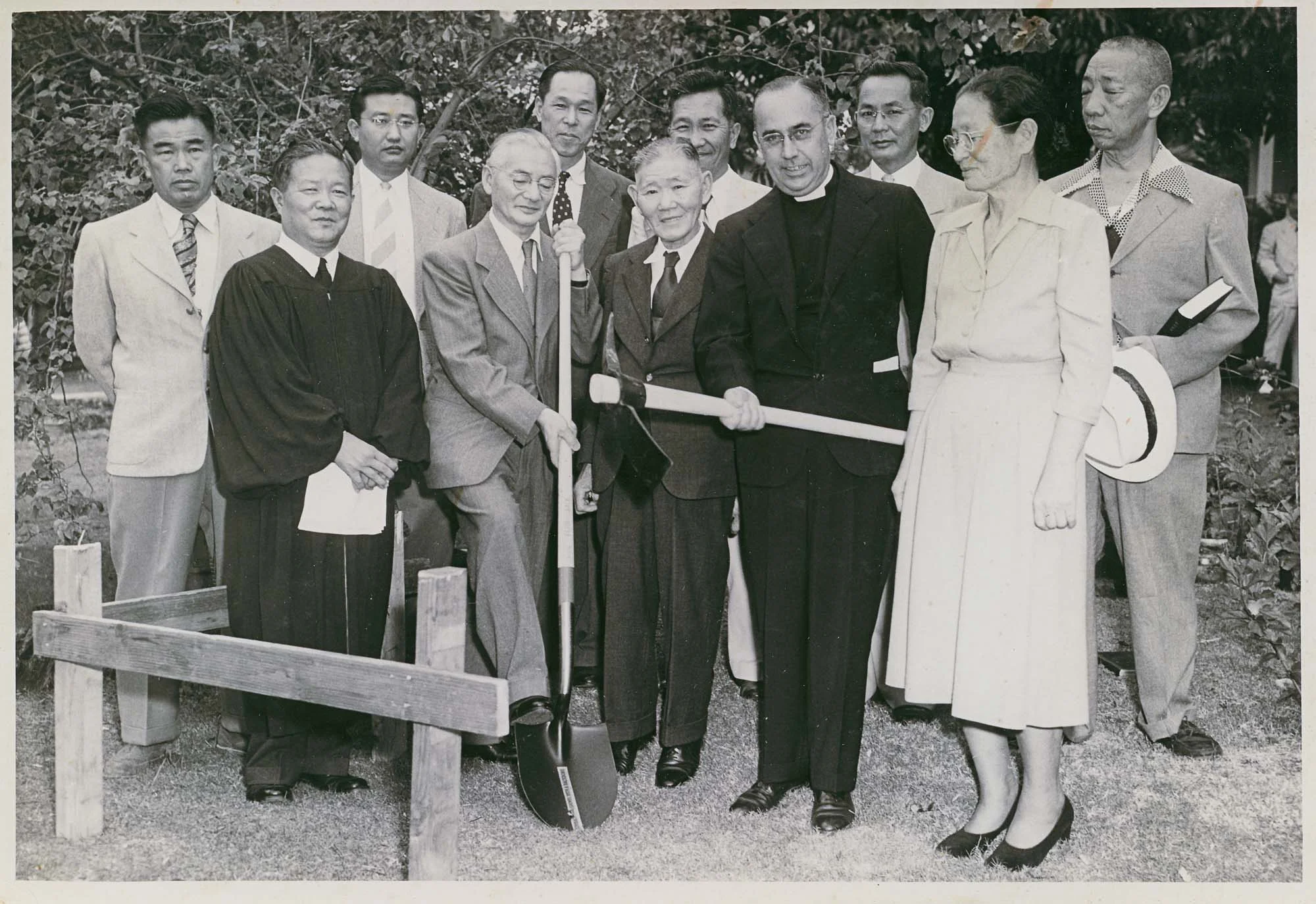 Groundbreaking for the School Street Church Building