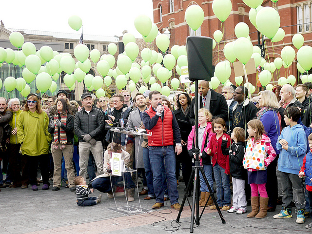 Local grassroots group Believe in Cincinnati quickly organised and helped keep the streetcar project moving forward.