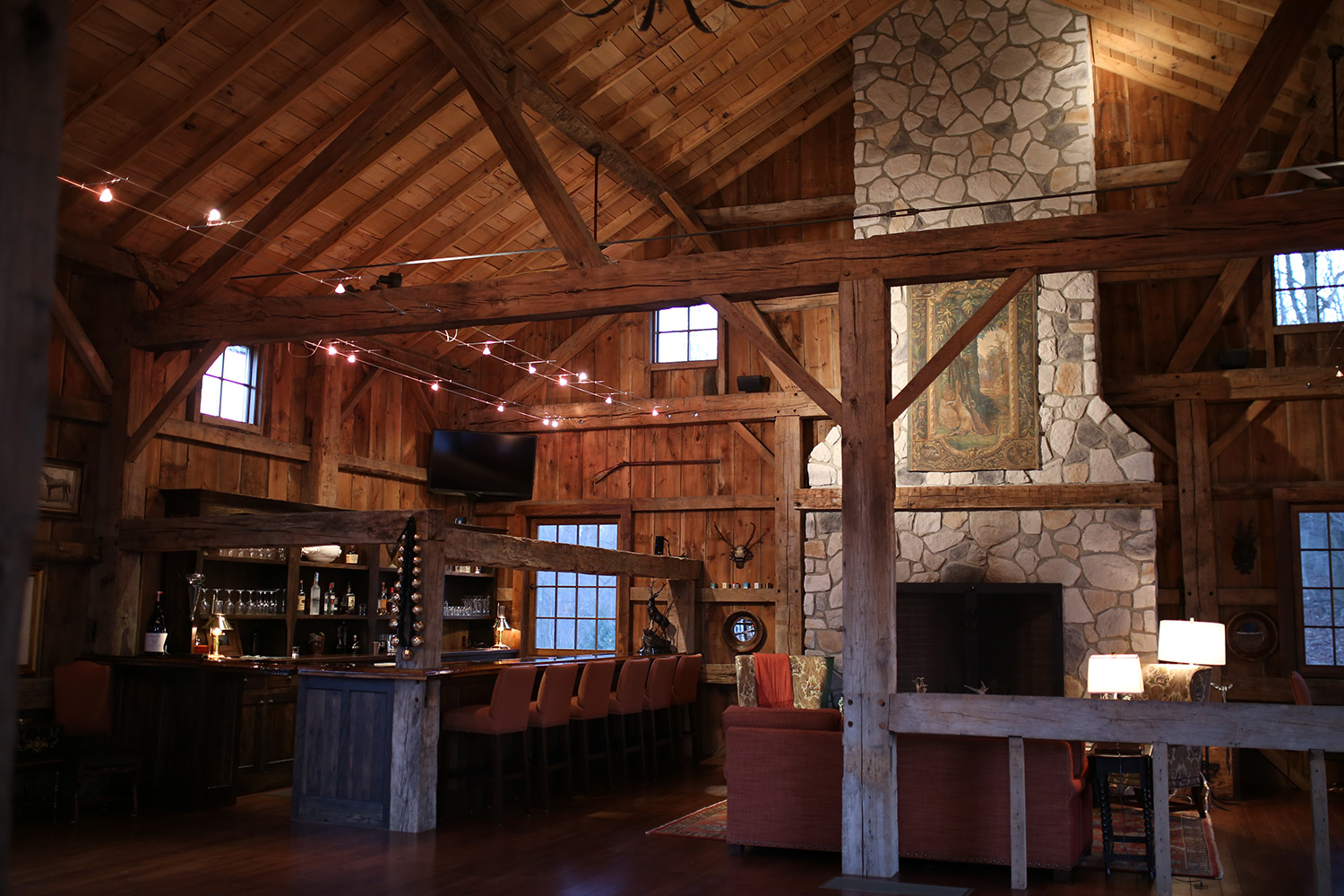The Bar In Old Rusty Mount Vernon Barn Company