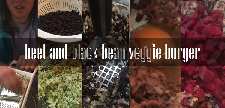 Beet and Black Bean Veggie Burgers