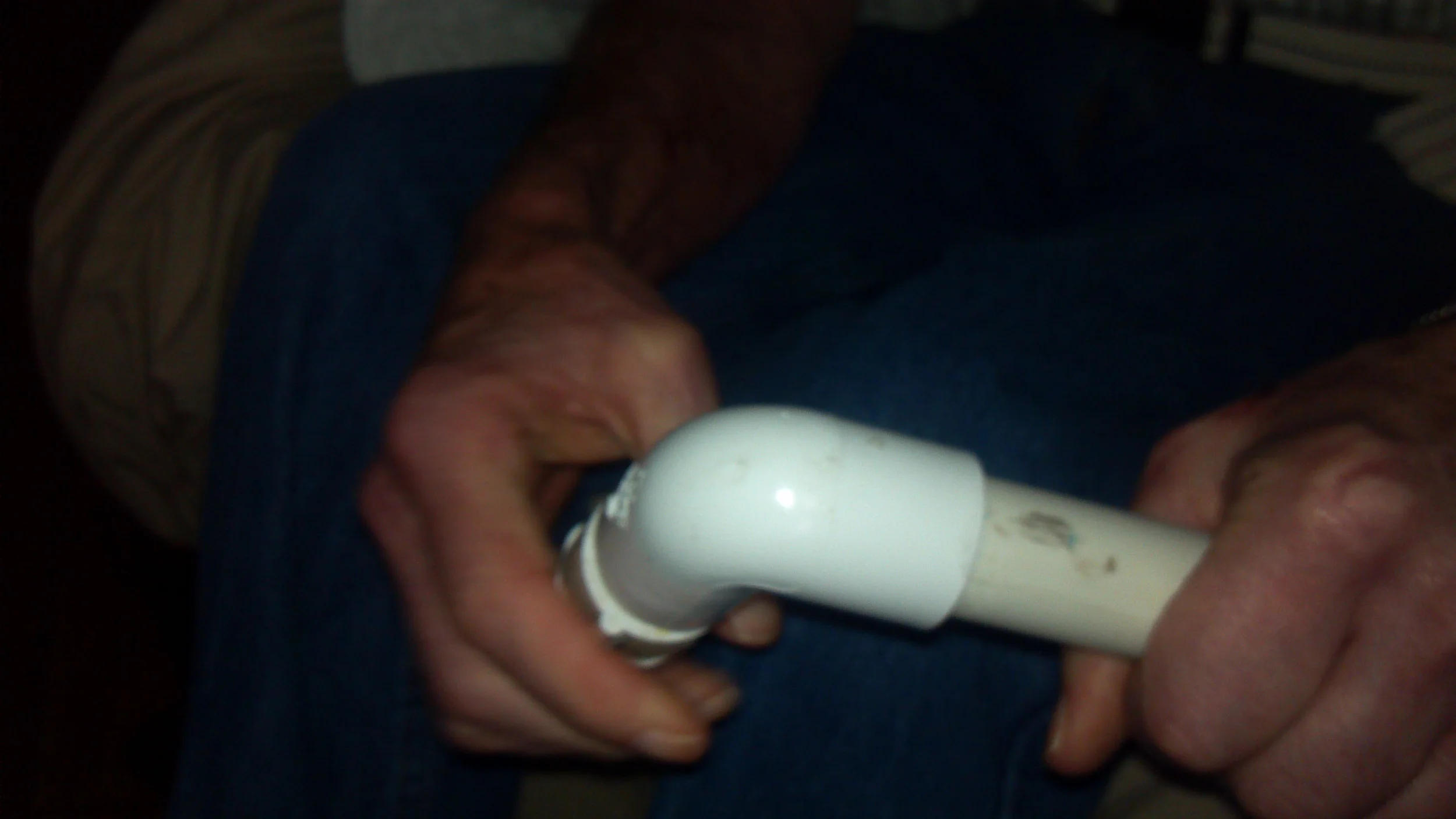 PVC fittings and 6" sections of pipe, are inexpensive, and loads of fun to take apart. 