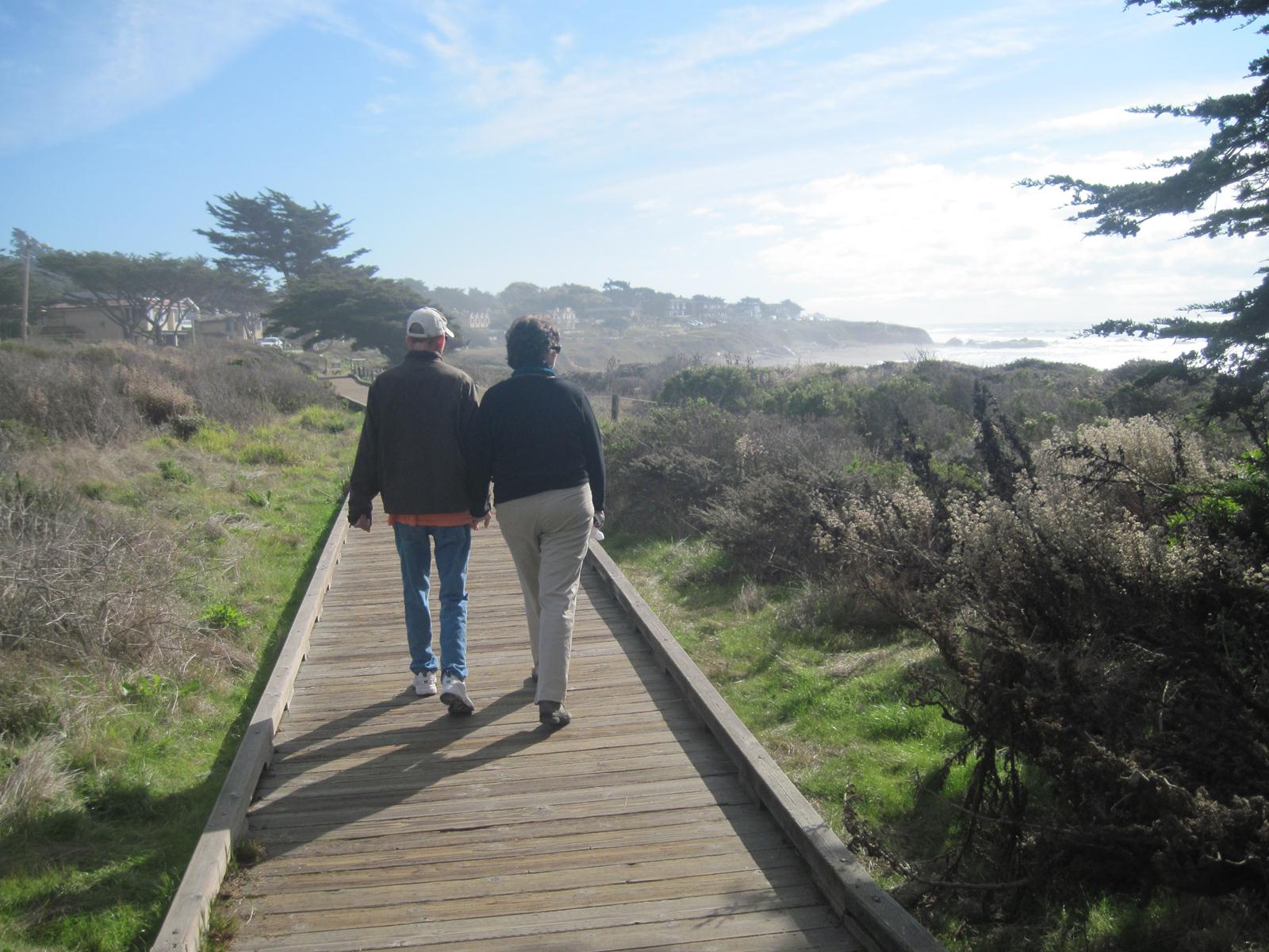 November 2011 - Middle stage dementia, but still enjoying the walk.