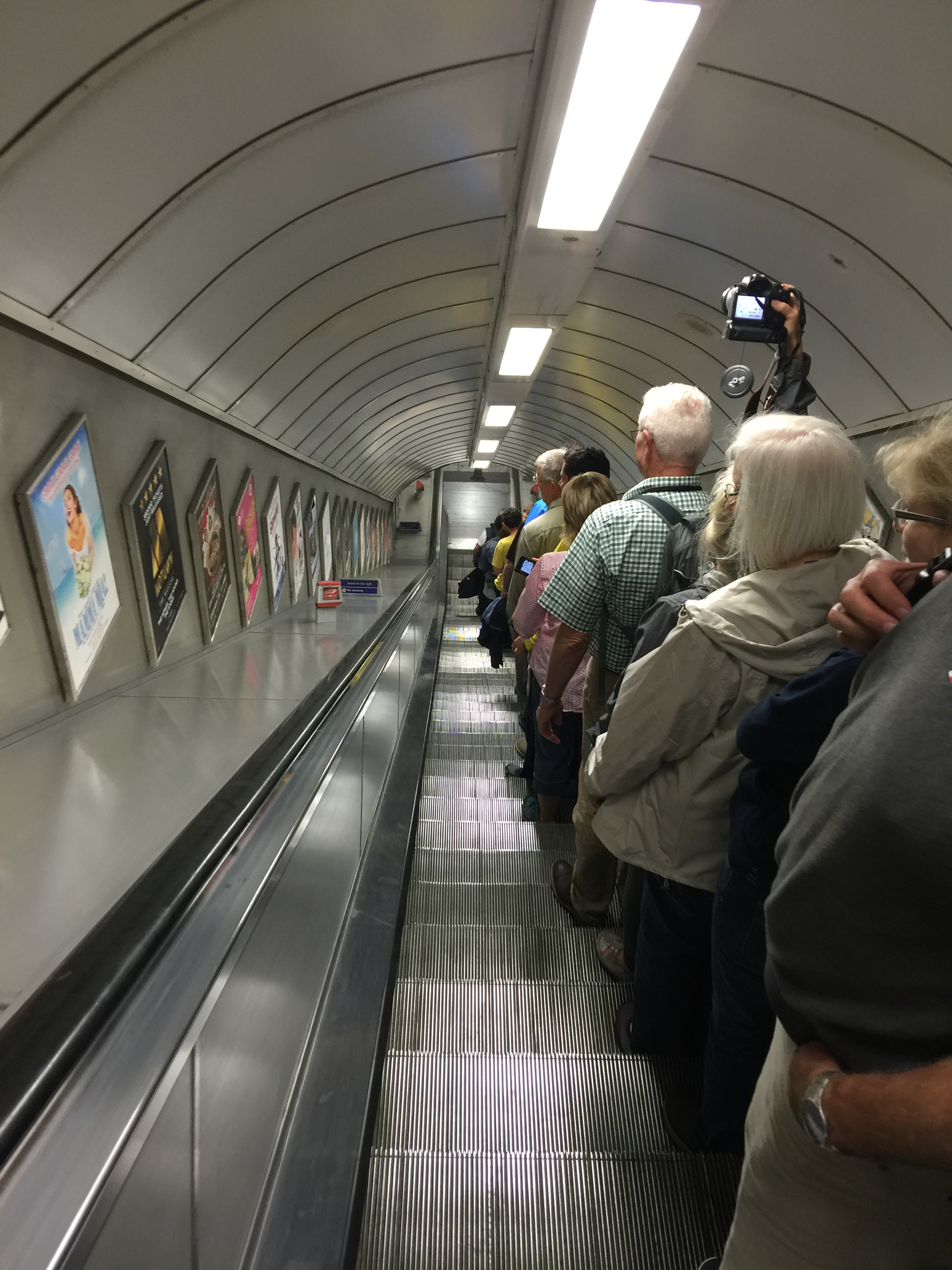 One of many descents into the Tube.